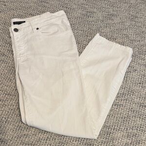 Eileen Fisher Organic Cotton White Straight Leg Jeans Women’s 6